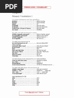Essential A1 French Vocabulary List | PDF | English Language ...