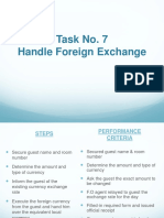 Task No. 7 Handle Foreign Exchange