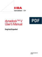 Dynadock™ V User's Manual: English/Español
