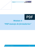 Módulo 4 - PHP Manejo de Formularios