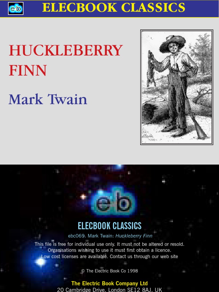 Adventures of Huckelberry Finn | PDF | Adventures Of Huckleberry Finn