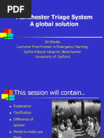 Overview of the Manchester Triage System | PDF | Emergency Department ...