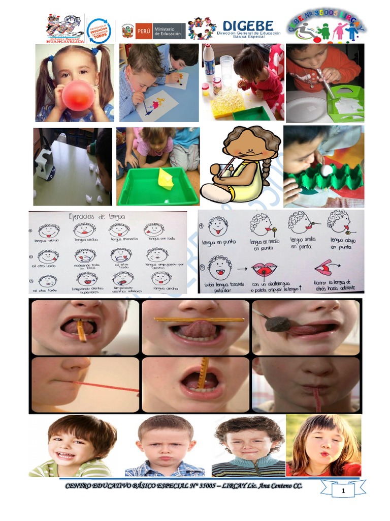 Ejercicios para Mejorar El Lenguaje en Niños | PDF