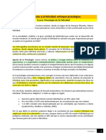 Lectura M1 - El Bienestar y La Felicidad - Enfoque Psicológico