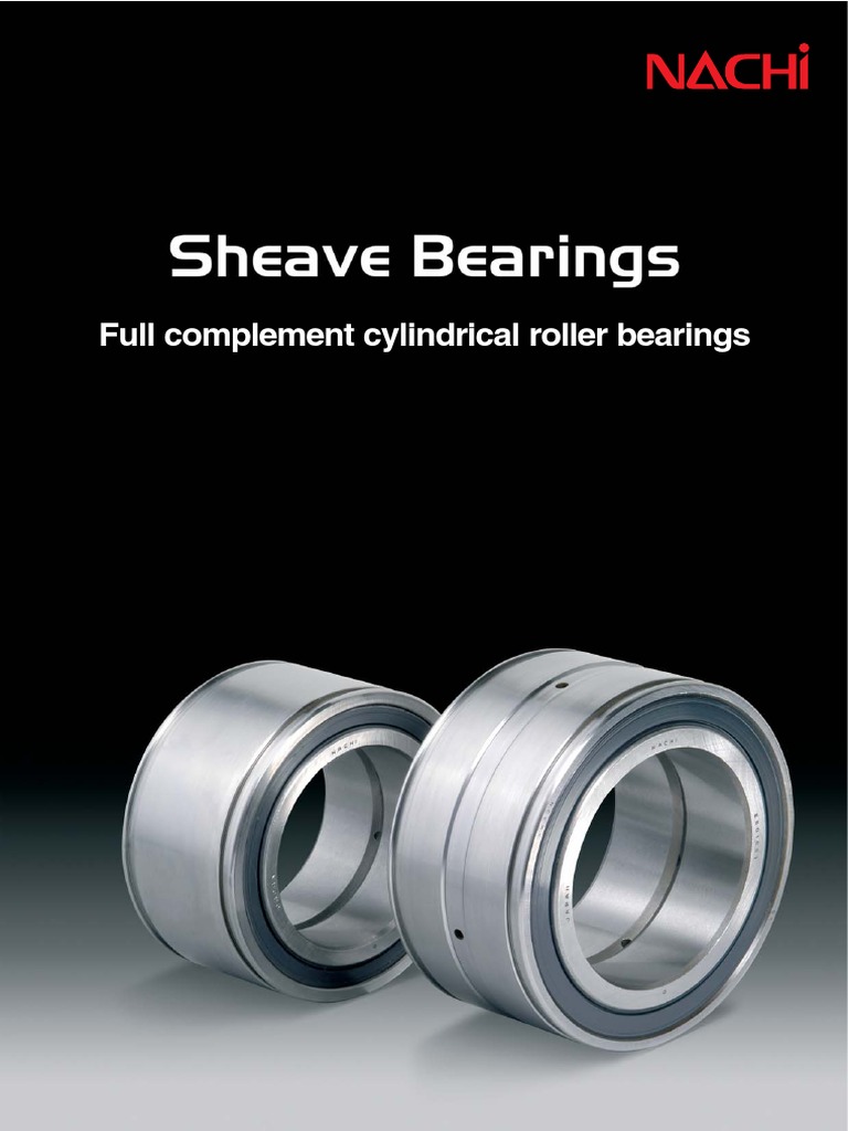 Sheave Bearings (Cylindrical Roller Bearings) PDF Bearing