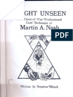 Martin Nash - Sleight Unseen