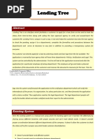  Lending Tree System Abstract