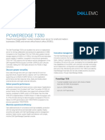 Dell PowerEdge T330 SpecSheet