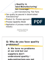 Managing Quality in Decentralised Manufacturing' Presentation