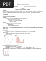 JNTUK R16 II-I DLD UNIT I Notes