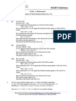 NCERT Solutions: CLASS - X Mathematics Chapter-01 Real Numbers (Exercise 1.1)