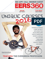 Careers 360 Magazine August 2016, Unique Courses 2016 (India)