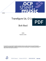 Transfiigure Us O Lord - SATB PDF