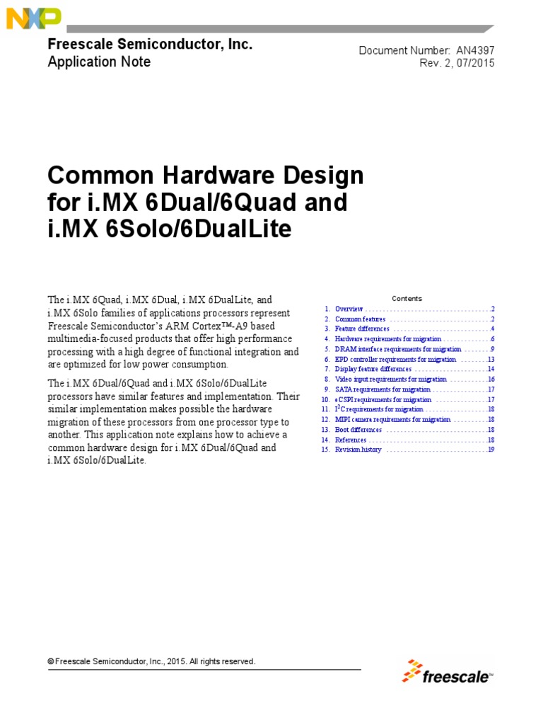 AN4397-Common Hardware Design | PDF | Digital Technology | Areas Of ...