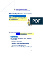 BIC 10204 Chapter 1 Introduction To Computer Programming