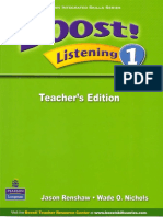Boost Listening 1 Teacher S Edition PDF