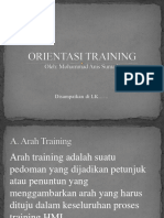 Orientasi Training