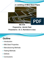 Submerged Arc Welding of Mild Steel Pipes - Amrish Patel