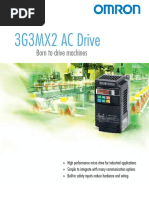 3G3MX2 AC Drive: Born To Drive Machines