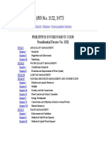 Environment Code PD1152