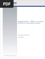 EdgeGEAR 2000 Turnup and Verification Manual v5.0