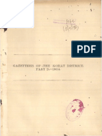 Gazetteer of The Kohat District Part-B-1904