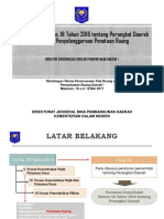 Implementasi Perangkat Daerah Dalam Penyelenggaraan Penataan Ruang Di Daerah