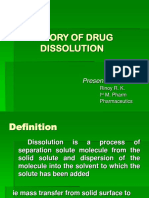 Theory of Drug Dissolution