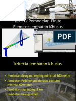 Tak Tik Pemodelan Finite Element Jembatan Khusus