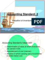 Accounting Standard: 2: Valuation of Inventories