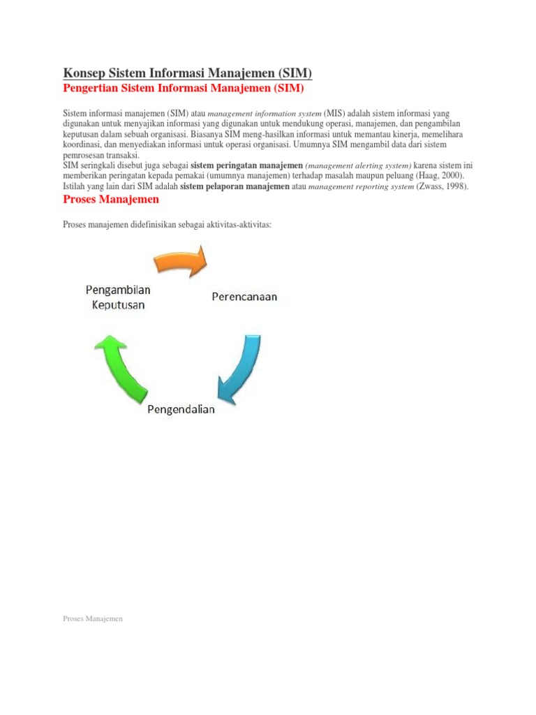 Konsep Sistem Informasi Manajemen kep Konsep Sistem Informasi Manajemen kep