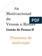 Teoria Motivacional de Vroom e Rotter Ge