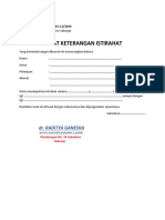 Surat Keterangan Istirahat