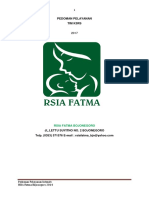 Pedoman Pelayanan k3rs Rsia Fatma