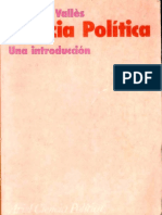 El Estado Como Organización Política Josep M Vallés