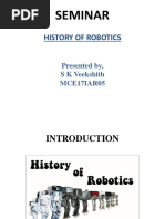 History of Robotics