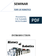 History of Robotics Seminar