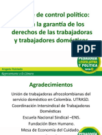 Presentación Debate Control Político Trabajo Doméstico.