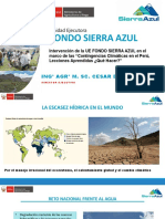 Fondo Sierra Azul: Metas 2017 para incrementar la seguridad hídrica agraria