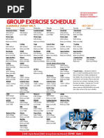 Albemarle Family YMCA Fitness Class Schedule