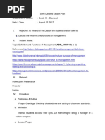 Download Semi Detailed Lesson Plan- Nature and Concept of Management by Sydney Lee Macapelit Navares SN360681208 doc pdf