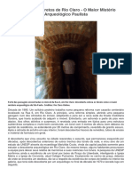 Os Túneis Secretos de Rio Claro