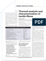 Thermal Analysis and Characterization of Textile Fibres