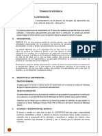 TDR Banco de Medidores SEDALIB - Formato 5 - Modi