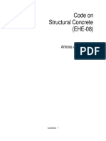 Code On Structural Concrete (EHE-08) : Articles and Annexes