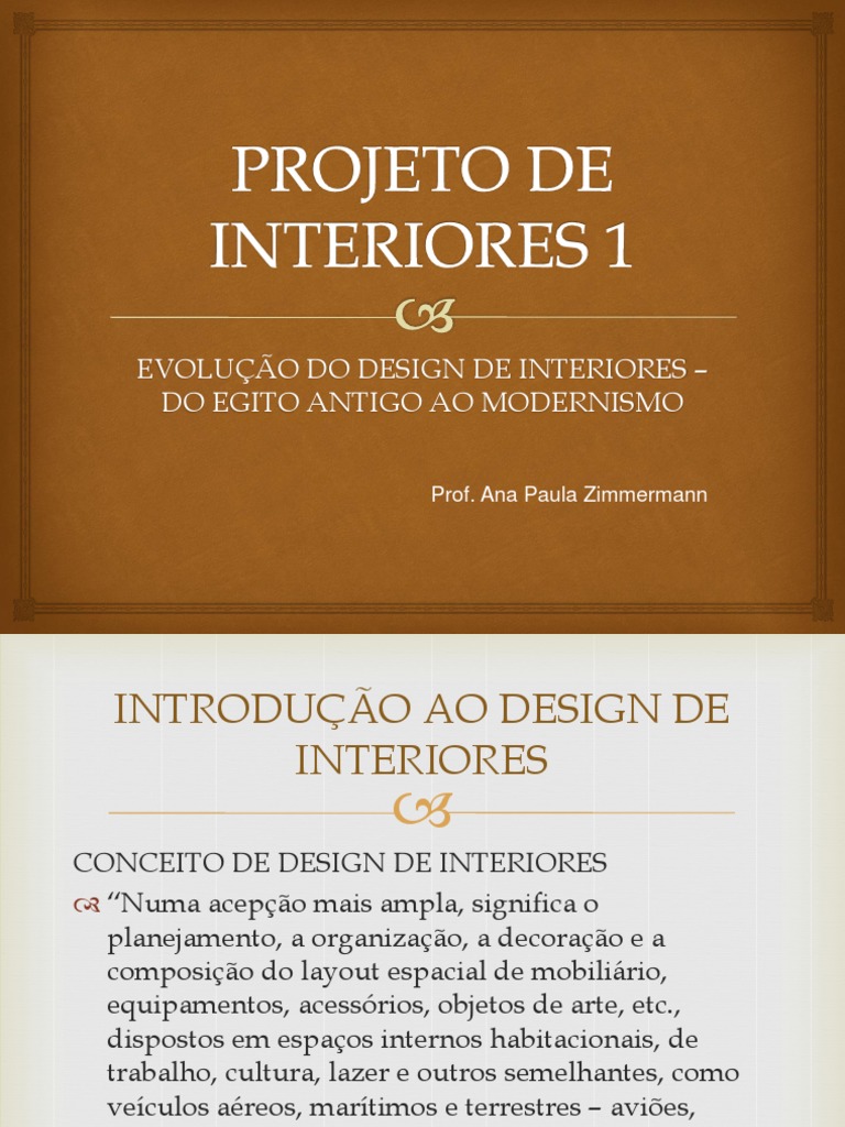 Evolução do Design de Interiores | PDF | Barroco | Renascimento