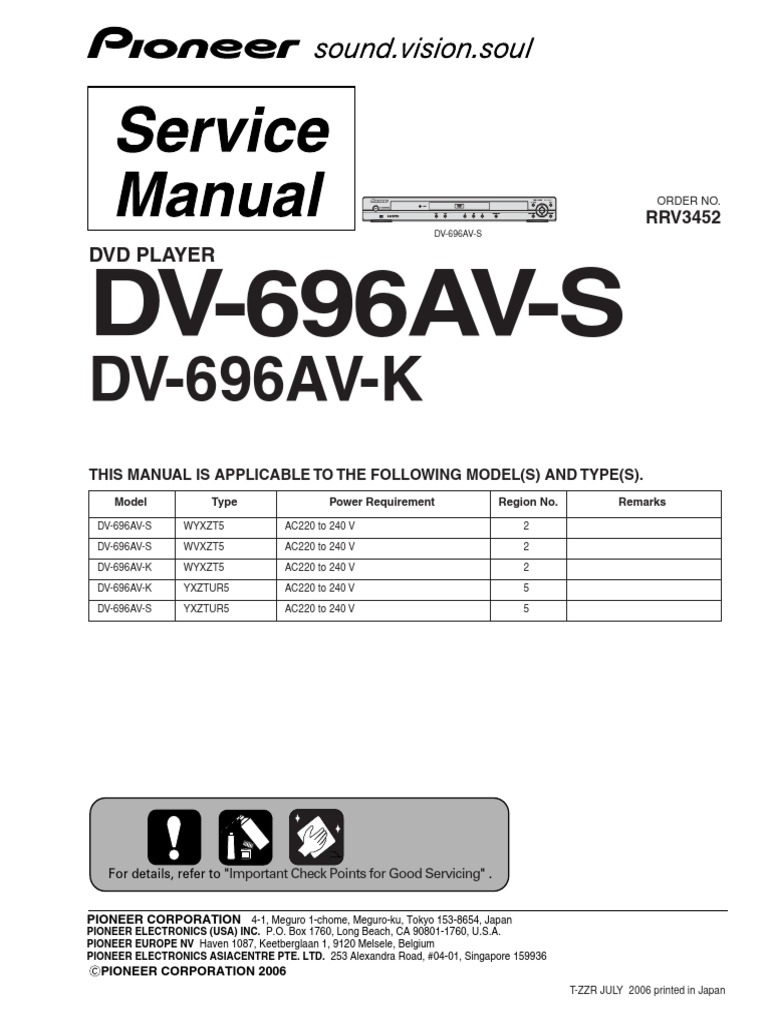 DV 696av S | PDF | Electrical Connector | Laser