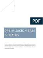 Optimización Base Datos