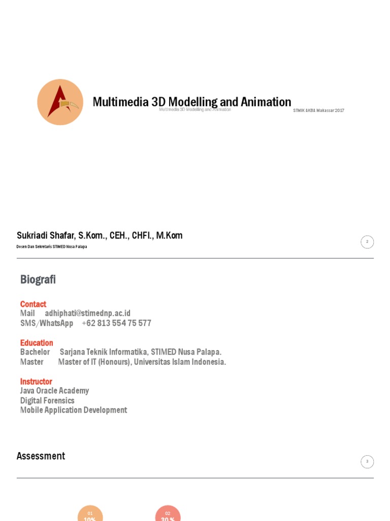 3D Modelling and Animation Overview | PDF | 3 D Computer Graphics ...
