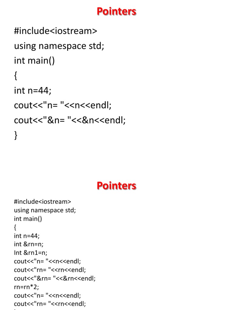 Understanding Pointers in C++ | PDF | Teaching Methods & Materials